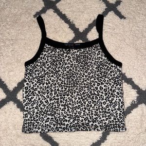 Brandy Melville cheetah tank top